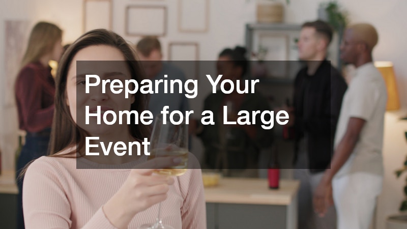 Preparing Your Home for a Large Event